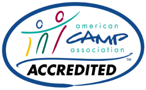 American Camp Accredited log. Aloha Beach Camp is the only summer beach camp in Los Angeles accredited by the American Camp Association.