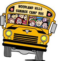 Aloha Beach Camp's Woodland Hills Summer Camp Bus.