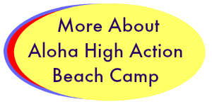Button linking to Aloha Beach Camp's High Action Program web page.
